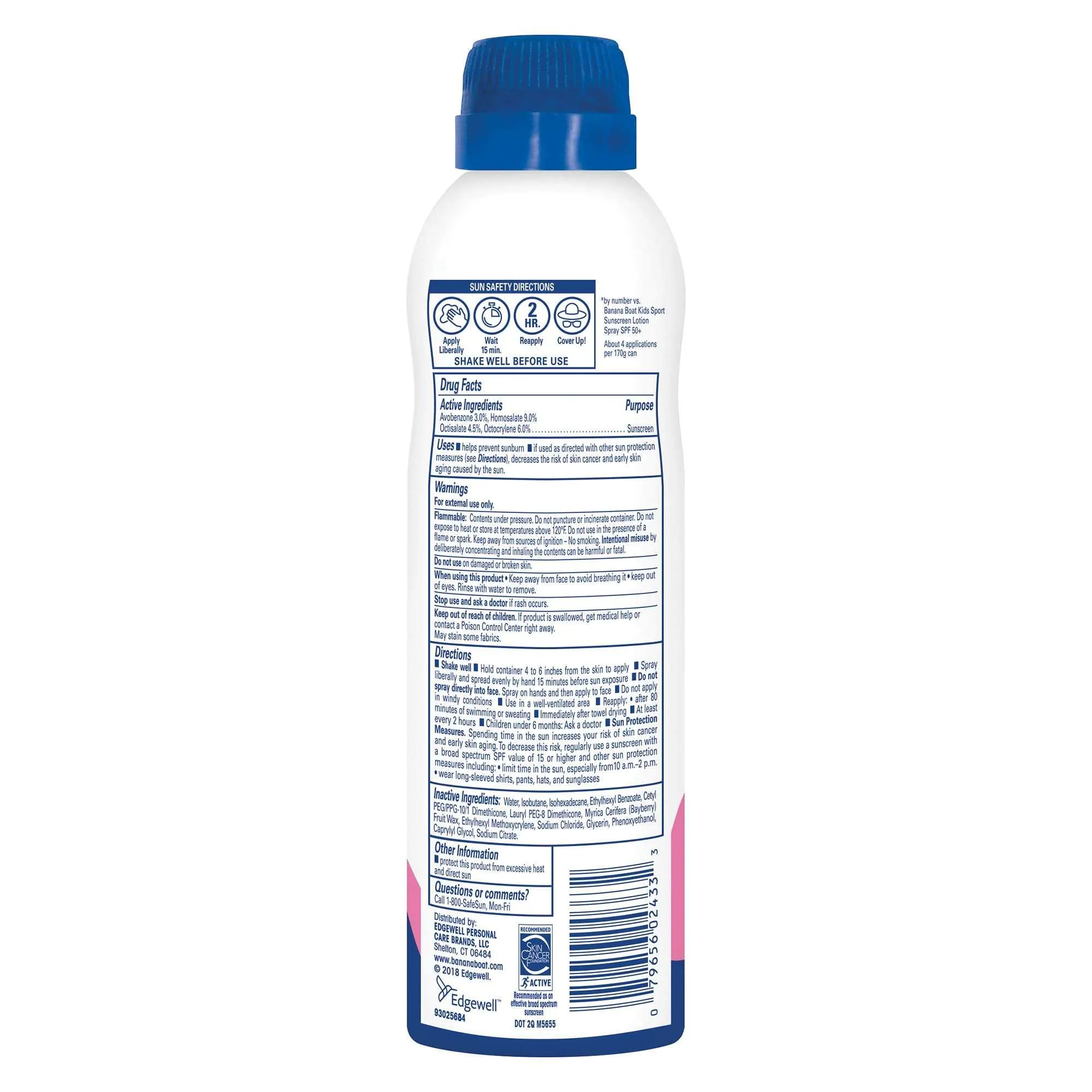 Banana Boat Baby Mineral Enriched Sunscreen Spray SPF 50 