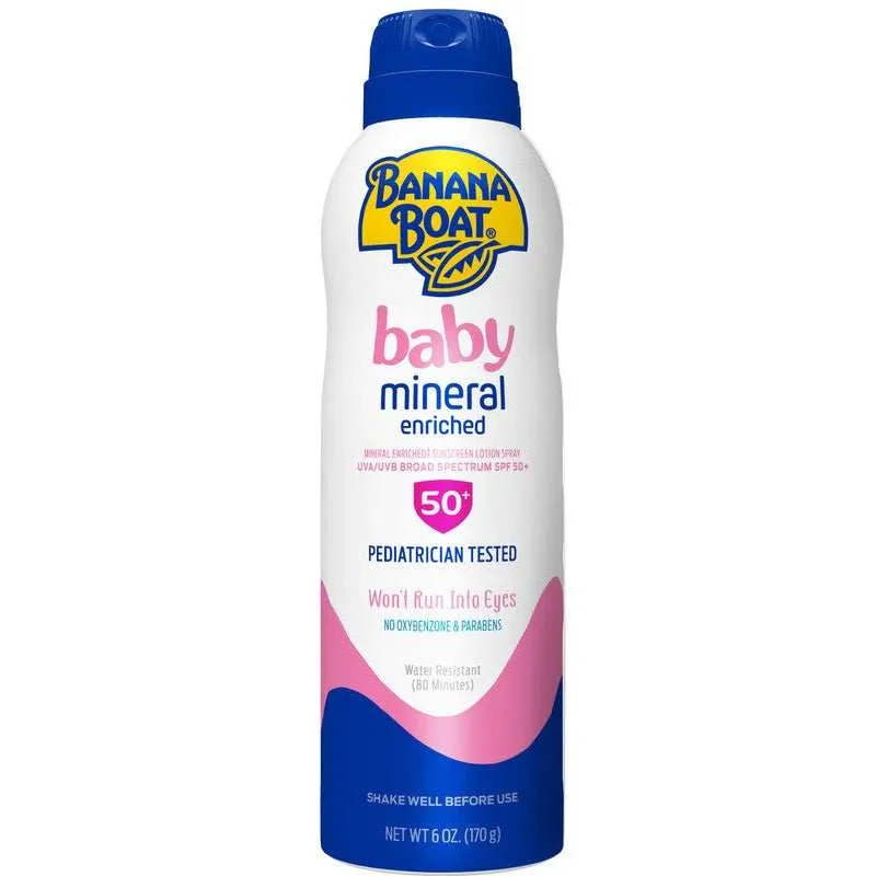Banana Boat Baby Mineral Enriched Sunscreen Spray SPF 50 