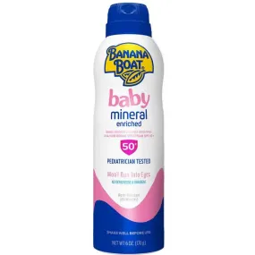 Banana Boat Baby Mineral Enriched Sunscreen Spray SPF 50 