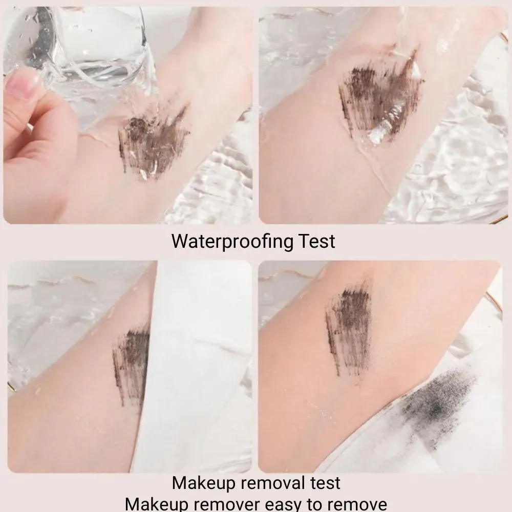 FLYTONN-Ultra-fine Small Brush Head Mascara Lengthening Black 3D Lash Eyelash Extension Eye Lashes Long-wearing Black Color Mascara Tool
