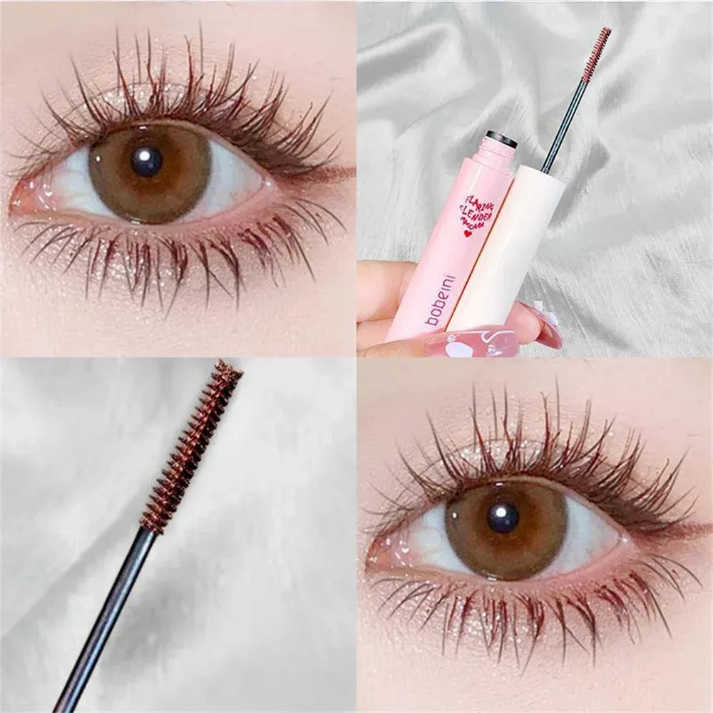 FLYTONN-Ultra-fine Small Brush Head Mascara Lengthening Black 3D Lash Eyelash Extension Eye Lashes Long-wearing Black Color Mascara Tool